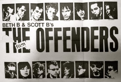 the original Offenders poster. courtesy Robin Winters