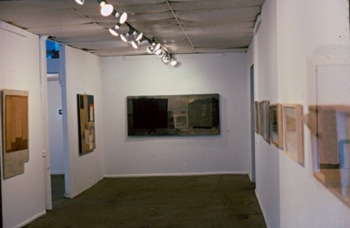 Hallwalls gallery exhibition featuring Jill Baroff, Kate Kennedy, Christine Rojek and Anne Turyn, 1979.