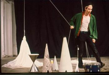 Mike Kelley performs at Hallwalls, 1981.