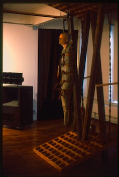 Performance by Brent Scott at Hallwalls, 1984