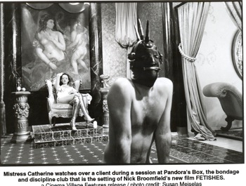 Still from Nick Broomfield's film, FETISHES.