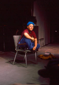 Sadie Benning at Hallwalls, 1998.