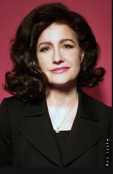 Karen Finley as Jackie Kennedy Onassis (Photo by Ron Lasko)