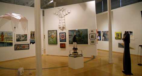 Members show installation view